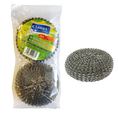 Drátěnka kovová 50g 2ks v síťce č.110009 | Úklidové a ochranné pomůcky - Drátěnky, houby a houbičky Drátěnka kovová 50g 2ks v síťce č.110009 | Úklidové a ochranné pomůcky - Drátěnky, houby a houbičky